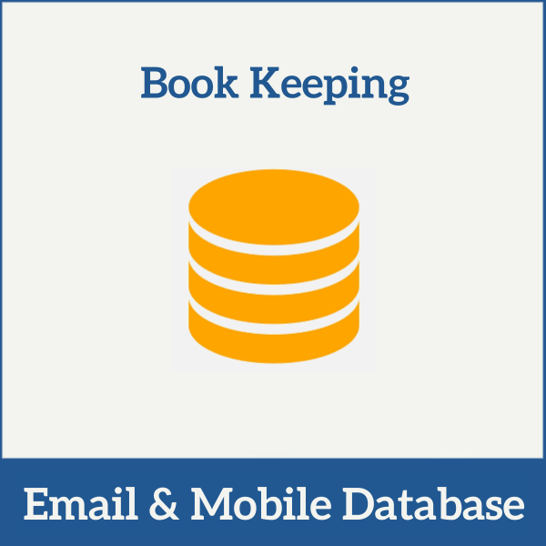 Book Keeping Mobile Number Database