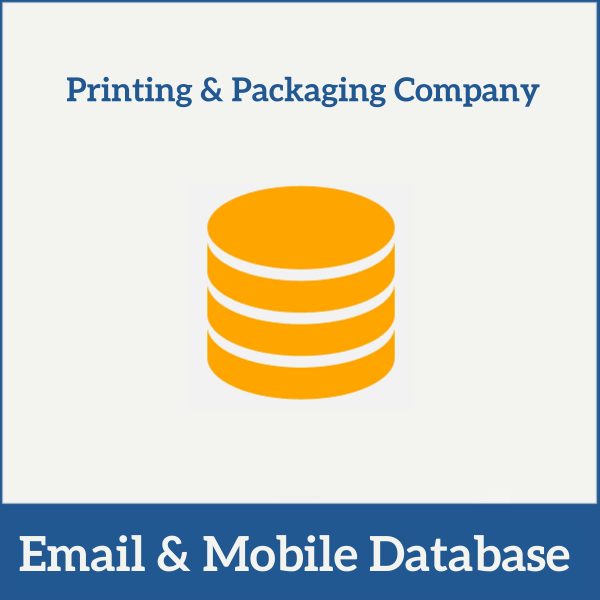 Printing & Packaging Company Mobile Number and Email Database