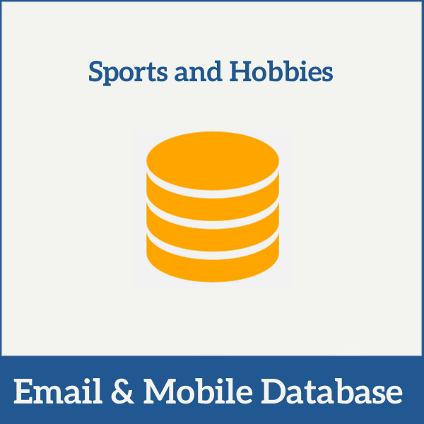 Sports and Hobbies Mobile Number Database